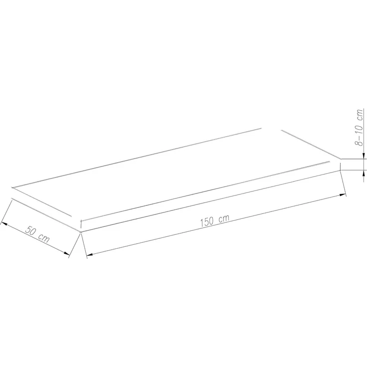 Chicreat Bankkissen 150 x 50 x 8 cm, Grün/Gelb – Bild 3