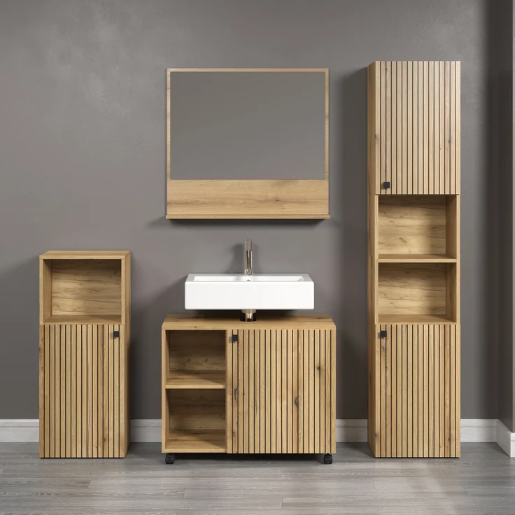 Badmöbel Set Bliss in Evoke Eiche 180 cm – Bild 6