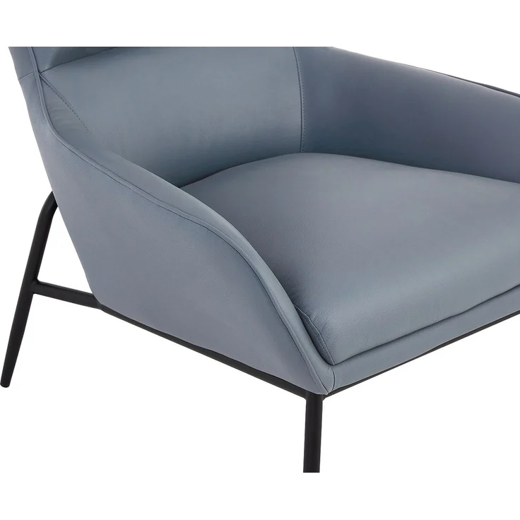 LINEA SOFA - DINNIA - Sessel mit gerader Rückenlehne - Metall - Grau - 69 x 95 x 95 cm – Bild 6