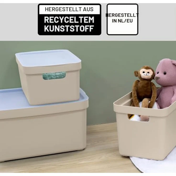 Sigma home Aufbewahrungsbox 13L beige – Bild 6
