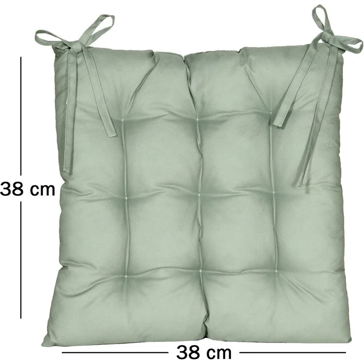 JACK Stuhlkissen JACK Outdoor 38x38cm Sitzkissen Lounge Kissen Sitzkissen Wasserfest, mit Lotus Effekt, robust, strapazierfähig, für Innen & Außen – Bild 1