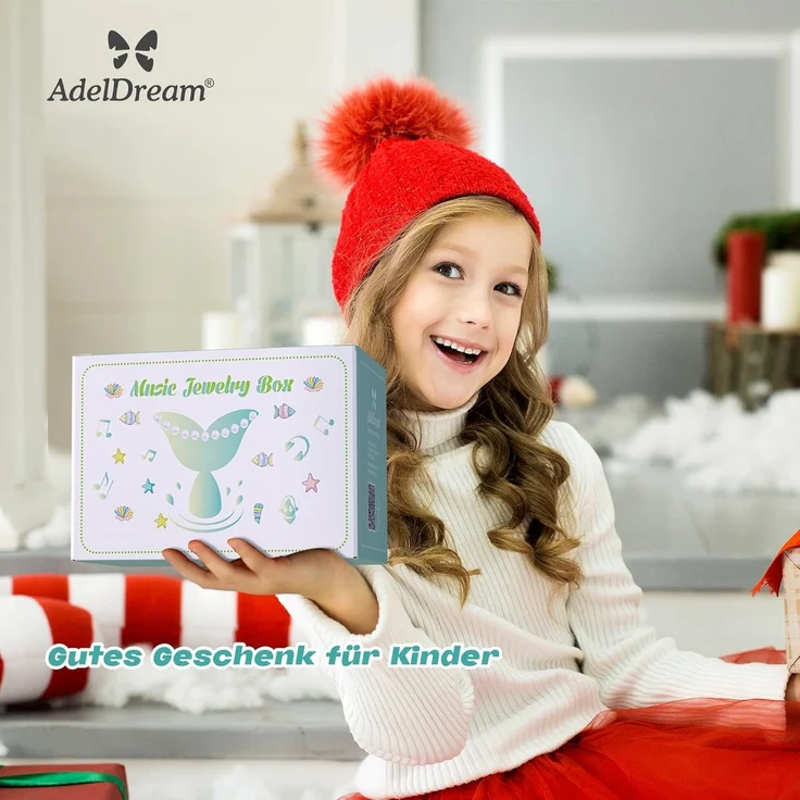 AdelDream Schmuckkasten Musik-Aufbewahrungsbox – Bild 7