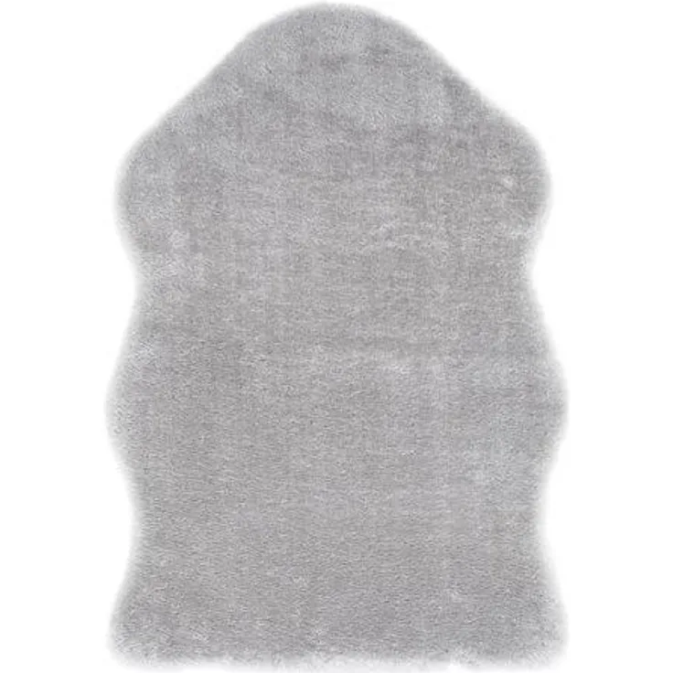 Andiamo Kunstfell Lambskin hellgrau, 55 x 80 cm