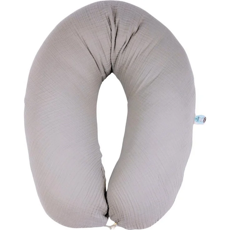 SEI Design Stillkissen Seitenschläferkissen XXL Babynest - Baby Erstausstattung Neugeborene, Schwangerschaftskissen 190x30 cm, Schwangerschaftskissen mit Bezug, Musselin Bezug 100% BIO Baumwolle, 100% Vegan – Bild 1