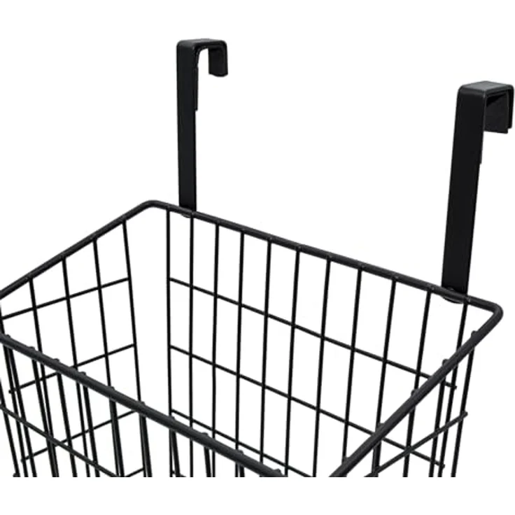 Spetebo Hängekorb Metall schwarz für Schranktüren (Anzahl, 1 St, Stück), Platzsparende Aufbewahrungslösung – Bild 6