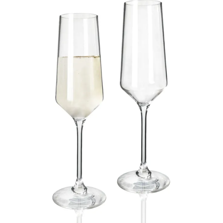Milano Champagner Glas 2 Stück (9,6 oz) 280 ml
