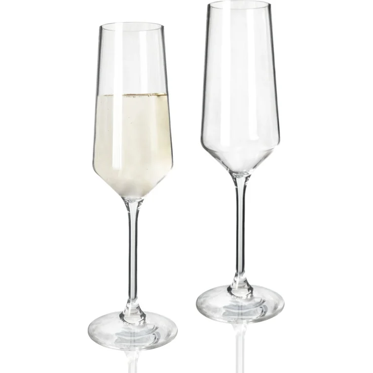 Milano Champagner Glas 2 Stück (9,6 oz) 280 ml – Bild 1