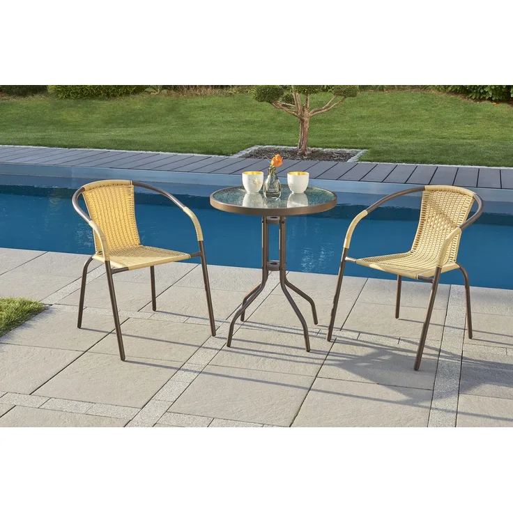 LC Garden »Garvista« Gartenstuhl Metall/PE-Rattan