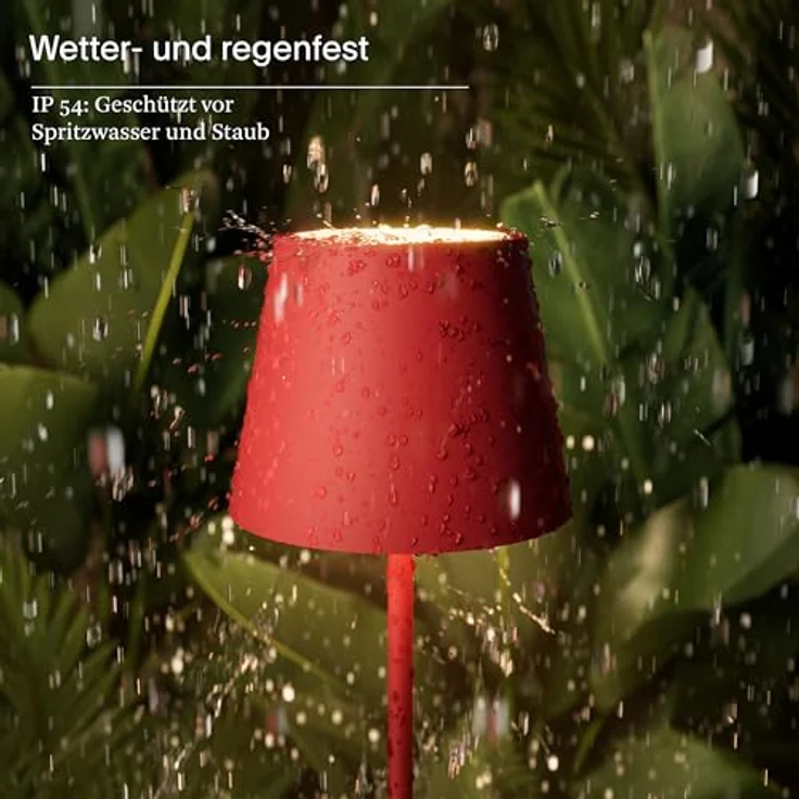 SIGOR LED Tischleuchte Akku-Tischleuchte, Dimmbar, LED fest integriert, Warmweiß – Bild 7
