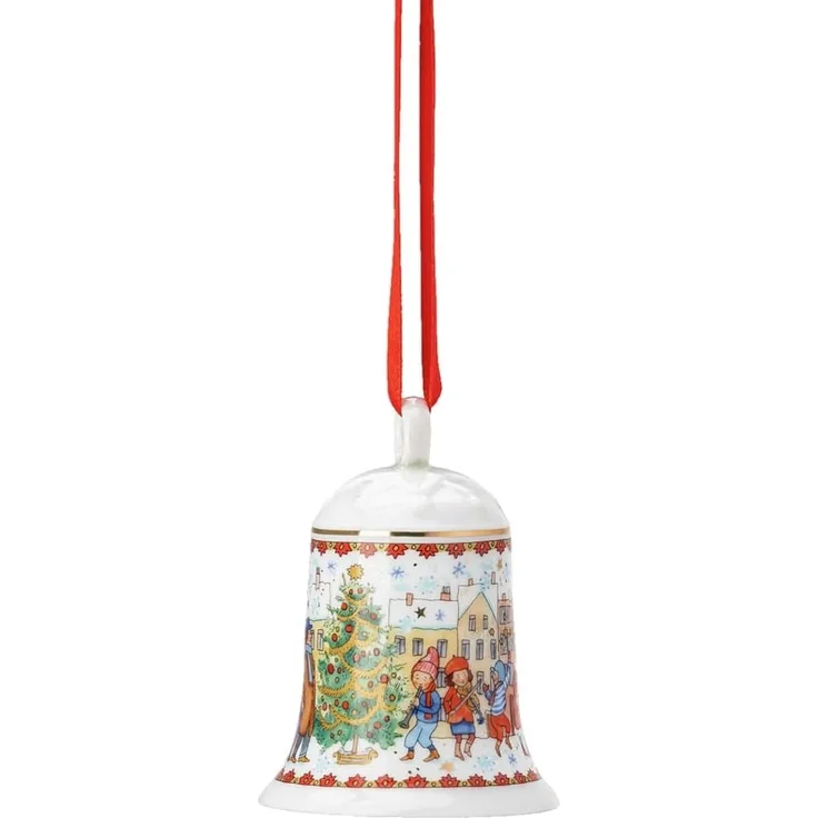Hutschenreuther Porzellanglocke Weihnachtsglocke 2023