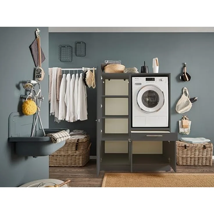 Laundreezy Mehrzweckschrank-Set LAUNDREEZY LDSK6, Breite 117,5 cm – Bild 5