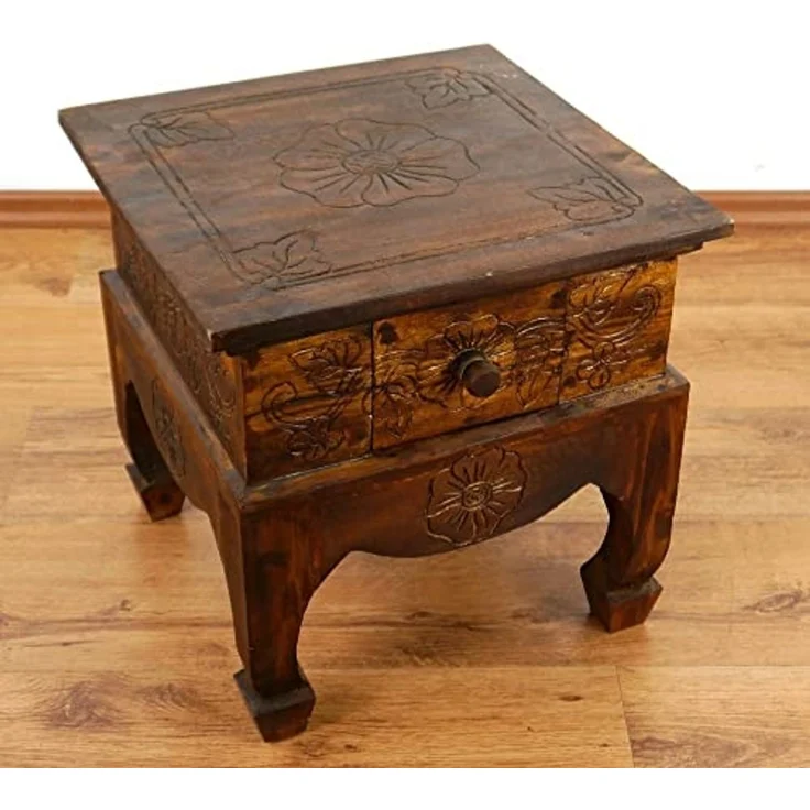 livasia Couchtisch livasia Couchtisch aus Bali, nachhaltig, handgefertigt, 39x39cm, handgefertigt – Bild 2
