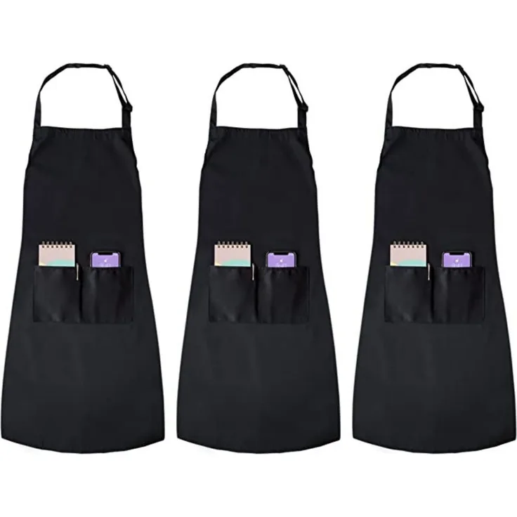 JOEJI’S KITCHEN SCHÜRZE Polyester Schwarz 84x69 cm (H 84 x T 84 x B 69 cm)