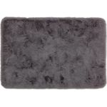 Schöner Wohnen Kollektion Badteppich 'Bali', grau, 60 x 90 cm, waschbar bei 30°C, rutschhemmend, geeignet für Fußbodenheizung