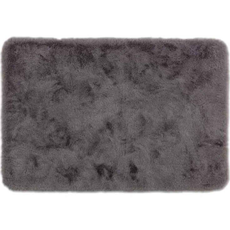 Schöner Wohnen Kollektion Badteppich 'Bali', grau, 60 x 90 cm, waschbar bei 30°C, rutschhemmend, geeignet für Fußbodenheizung – Bild 1