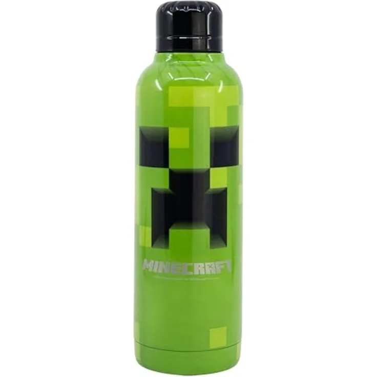 Minecraft Isolierte Edelstahl Trinkflasche Thermotrinkflasche 515 ml