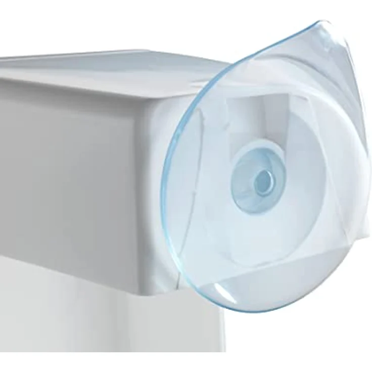 WENKO Badewannenhocker Secura, rutschsicherer Sitz aus robustem Kunststoff, max. Belastbarkeit 150 kg, mit Wasserablauf, 40 x 21 x 31 cm, Weiß – Bild 4