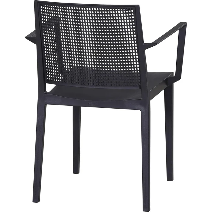 Siena Garden Square AL, Stapelstuhl - Polypropylen anthrazit – Bild 5