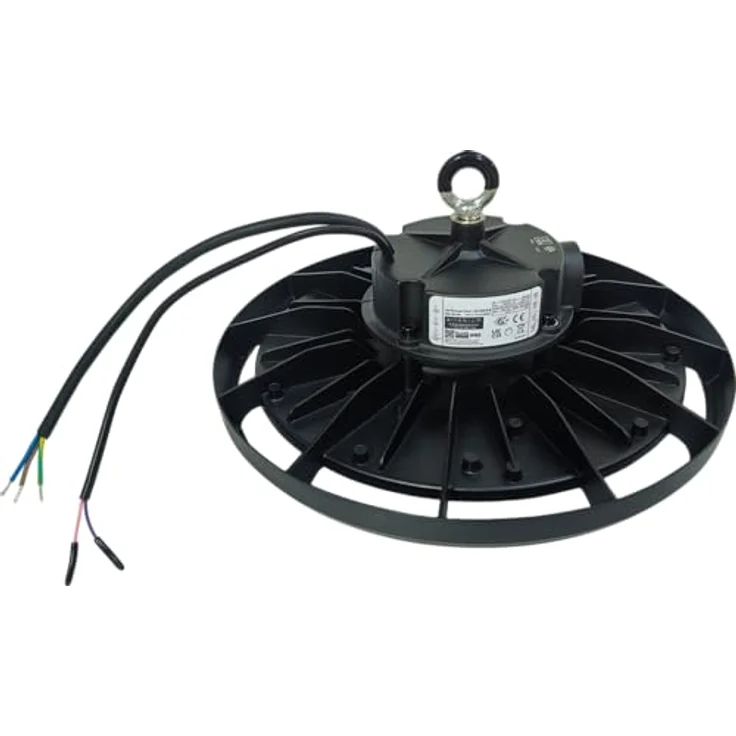Berger & Schröter LED Strahler UFO High Bay Light 200 W, 32000 Lumen, 6500 K Weißlicht, dimmbar, IP66, Aluminium schwarz – Bild 4