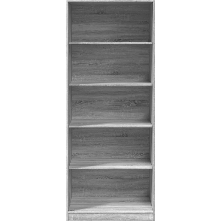 vidaXL Kleiderschrank Grau Sonoma 80x50x200 cm Holzwerkstoff 3307725 – Bild 4