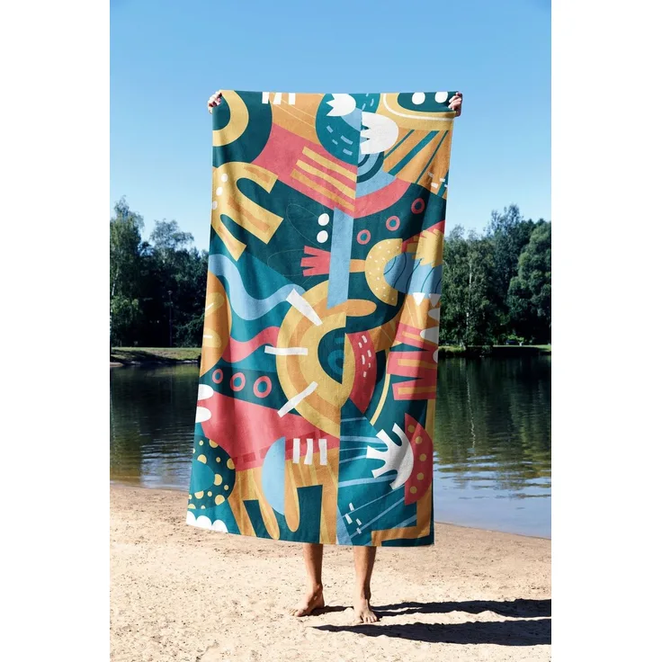 Mijolnir 'Move Like Matisse 90' Strandtuch, Mehrfarbig, 90 x 150 cm