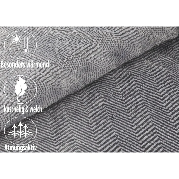 Wohndecke Betz XXL Kuscheldecke Sofadecke MONTE CARLO 150x200 cm, Betz – Bild 2