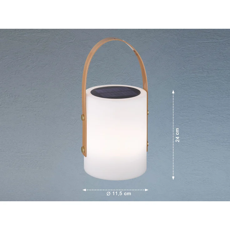 2er SET Outdoor Tischleuchten 24cm mit Fernbedienung & RGB - Solar & USB – Bild 3