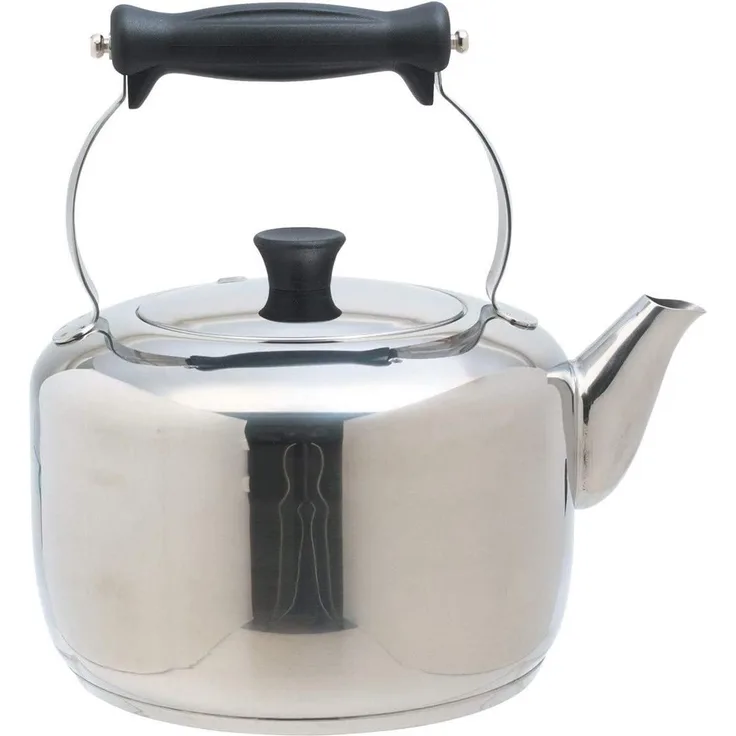 Kitchen Craft Wasserkessel Master Class 2Liter aus Edelstahl in Silber, 12 x 17 x 22 cm