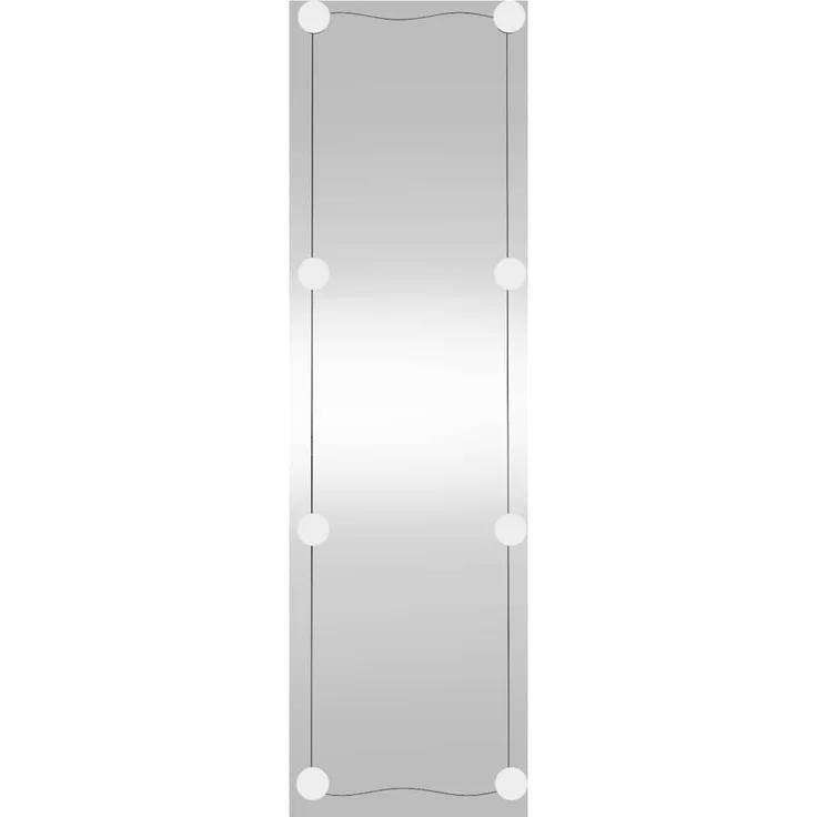 vidaXL Wandspiegel mit LED-Leuchten 30x100 cm Glas Rechteckig 3189151