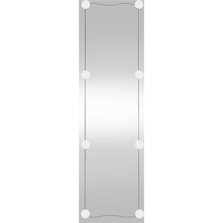 vidaXL Wandspiegel mit LED-Leuchten 30x100 cm Glas Rechteckig 3189151 – Bild 1