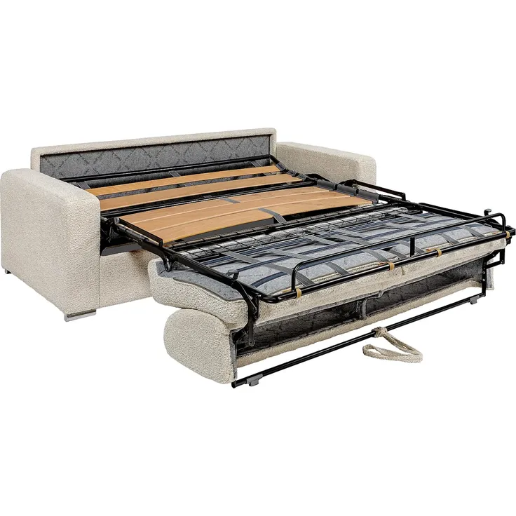 Vente-unique - CALITO Sofa Stoff Beige - B 223 cm94 cm x H 97 cm x L 216 cm – Bild 4