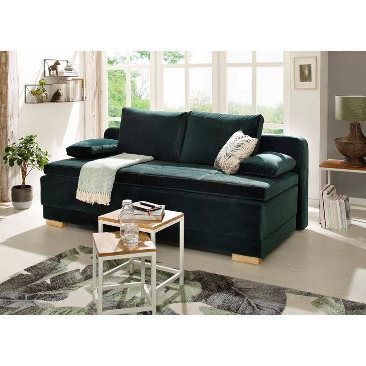 INOSIGN Schlafsofa Berlin, Dauerschläfer mit Boxspringfederung, Bettfunktion und Bettkasten – Bild 5