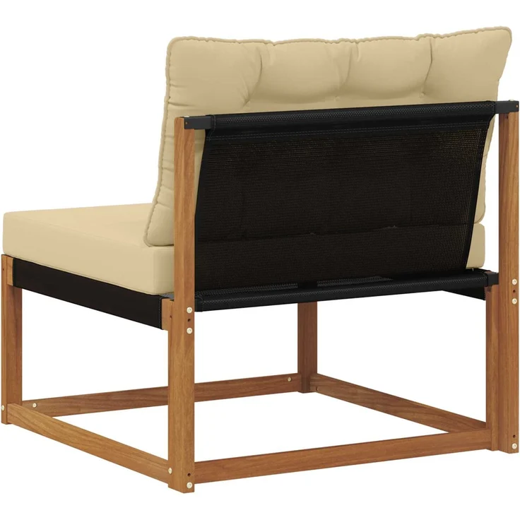 vidaXL Sectional Sofa Einheiten Massivholz Akazie Natur 900636 – Bild 6