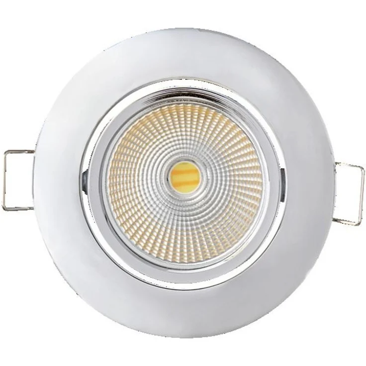 LED Einbauleuchte 5068 Dim to Warm chrom 9,5W 38° 350mA - 88x55mm - 9,5W - chrom - Flood 38° - Nobile AG