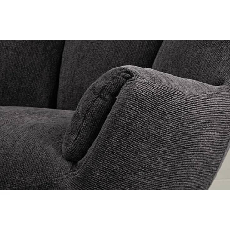 Jockenhöfer Gruppe Relaxsessel Melania, B: 73 cm, Sitzhöhe: 45 cm, Set: mit Hocker, 360° Drehfunktion, kuscheliger Webstoff – Bild 2