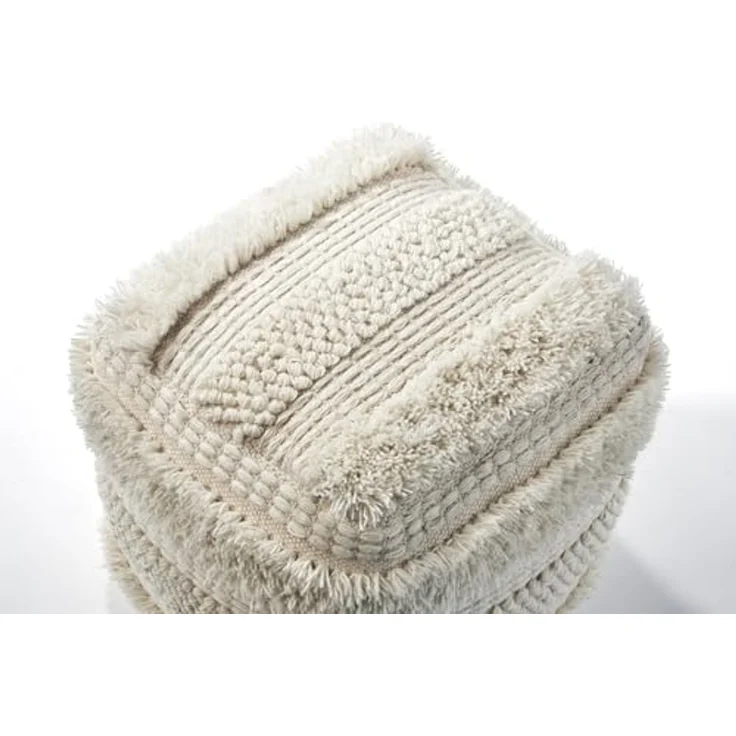 Kobolo Sitzwürfel Sitzpouf Pouf KARMA aus Baumwolle mit Muster (1 Stück) – Bild 7