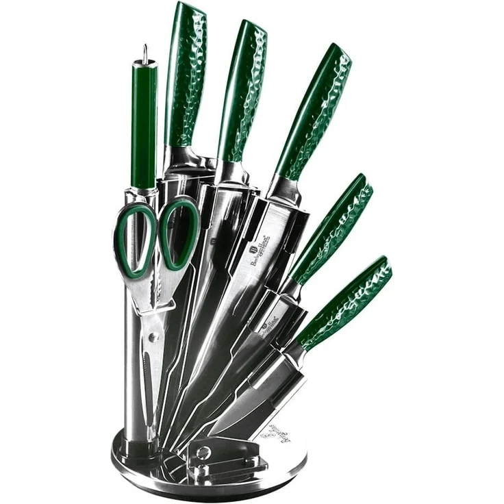Berlinger Haus Berlinger Haus Messerset im Ständer 8 Elemente Metallic Line Emerald BH2463 – Bild 1