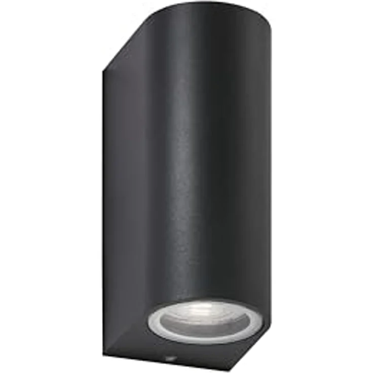 Fischer & Honsel 30568 LED Außenwandleuchte Marlon sandschwarz IP54 GU10 – Bild 1