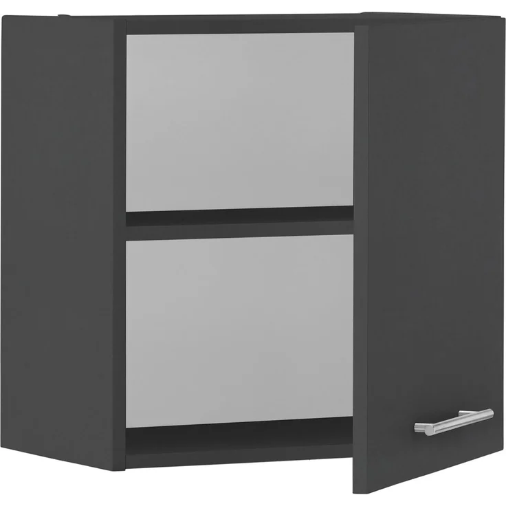 XORA 'PRIMUS' Küchenschrank Hängeschrank, Holznachbildung anthrazit, 50 x 50 x 31 cm, mit 1 Fachboden – Bild 2
