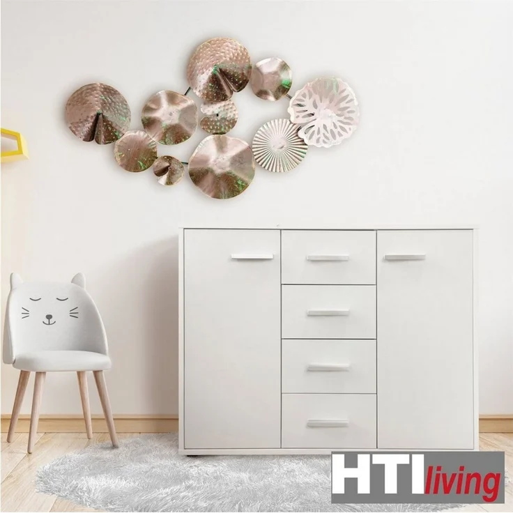 HTI-Line Kommode Kommode Nina mit 4 Schubladen (Stück, 1 St, 1 Kommode), Anrichte Sideboard Schrank – Bild 2