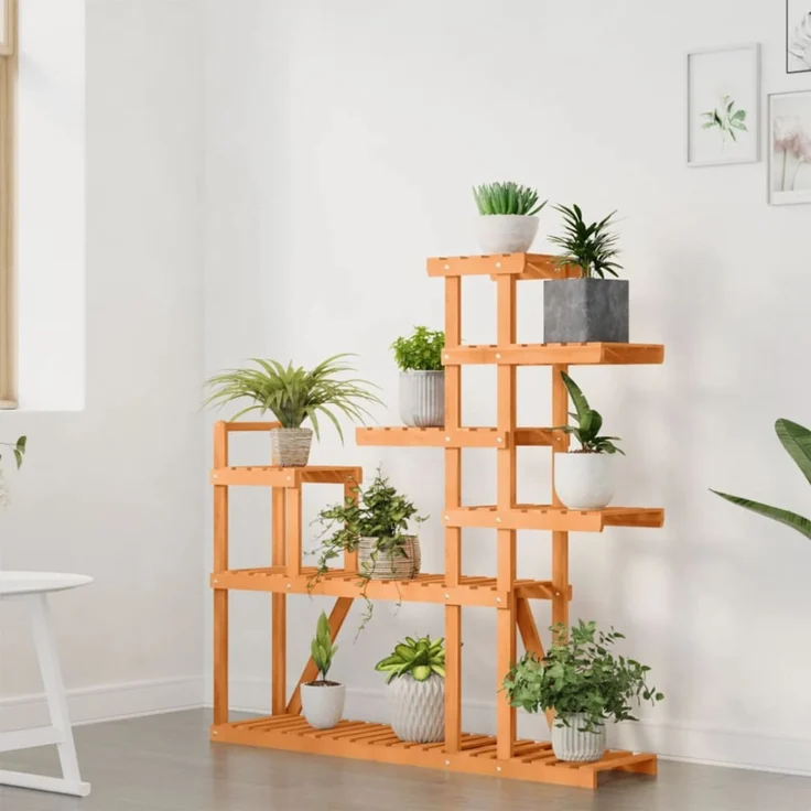 vidaXL Blumenständer 110x25x111 cm Massivholz Tanne 362868 – Bild 3