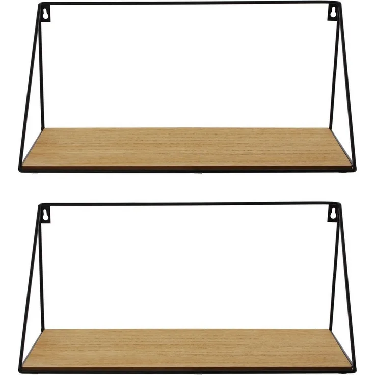 2er Set Wandregal Puro Regal Dekoregal Ablageregal Blumenregal Wanddeko