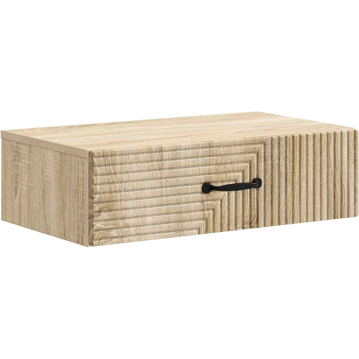 vidaXL Wandmontierter Beistelltisch Sonoma-Eiche 59 x 34,5 x 17 cm 898657 – Bild 2