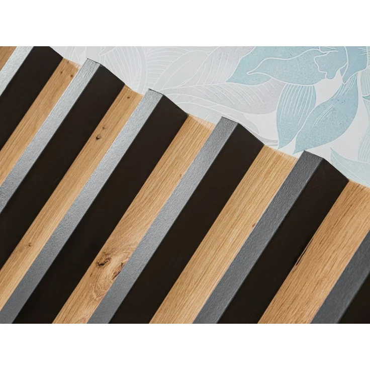Wohnwand Pearl in schwarz und Artisan Eiche 220 cm – Bild 3