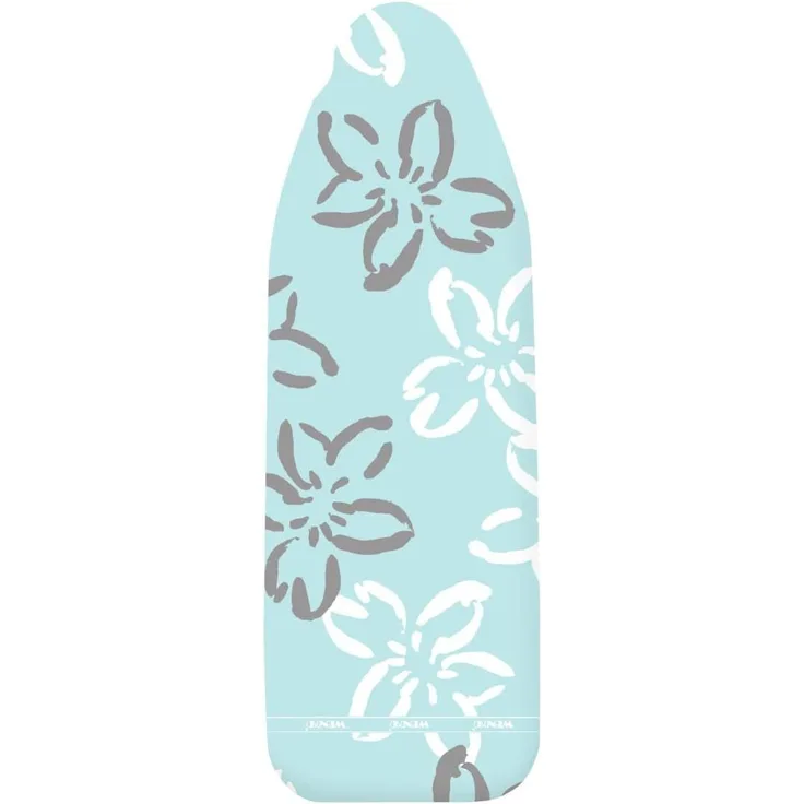 WENKO Bügelbrettbezug Comfort M, 100% Baumwolle, Bügelfläche 125x40 cm