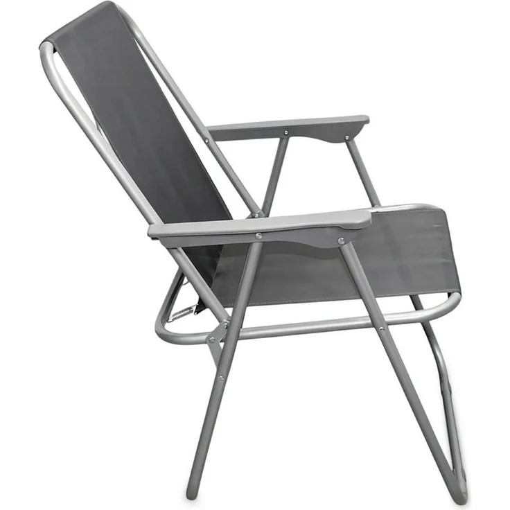 Spetebo Klappstuhl Camping Stuhl mit Armlehnen belastbar bis 100 kg (75 cm x 52 cm x 44 cm, 1 St), Leichtes Gewicht von nur 1,8 kg – Bild 4