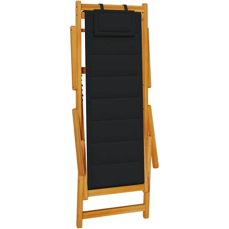 vidaXL Liegestuhl 2 pcs Braun 61.5 x 123 x 82cm Massivholz Akazie 3325140 – Bild 3