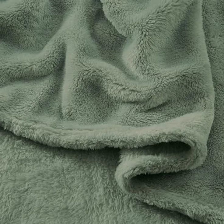 Wohndecke Wohndecke "Salerno", Erwin Müller, Teddy-Fleece Uni – Bild 7