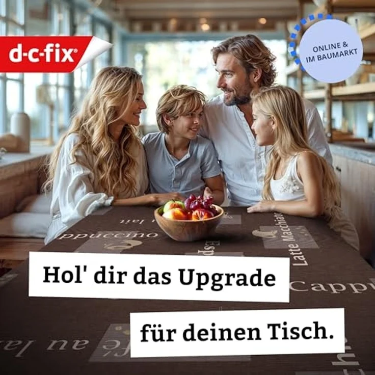 d-c-table® Tischdecke Manhattan Cappuccino 150x250 cm, schoko – Bild 6