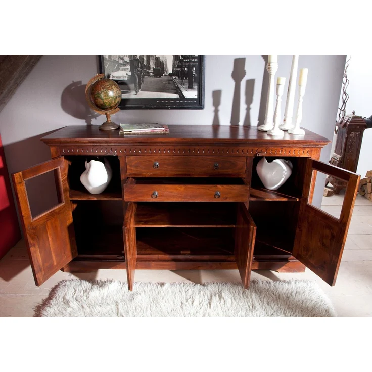 Sideboard Akazie 181x50x100 nougat lackiert OXFORD #453 – Bild 6